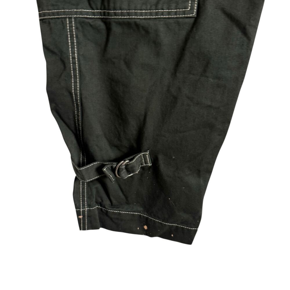 Ashley Park x RTR Olive Green Straight Leg Twill Cargo Pants Size 8 - Picture 8 of 13